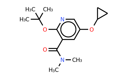 CAS 1243346-24-8 | 2-Tert-butoxy-5-cyclopropoxy-N,n-dimethylnicotinamide