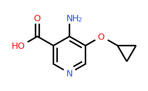 CAS 1243346-25-9 | 4-Amino-5-cyclopropoxynicotinic acid