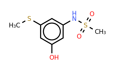 CAS 1243346-26-0 | N-(3-hydroxy-5-(methylthio)phenyl)methanesulfonamide