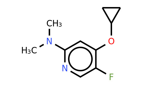 CAS 1243346-27-1 | 4-Cyclopropoxy-5-fluoro-N,n-dimethylpyridin-2-amine