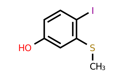 CAS 1243346-31-7 | 4-Iodo-3-(methylthio)phenol