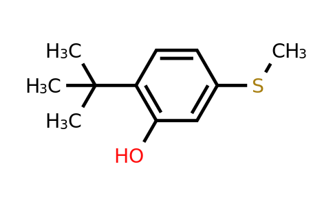 2-Tert-butyl-5-(methylsulfanyl)phenol