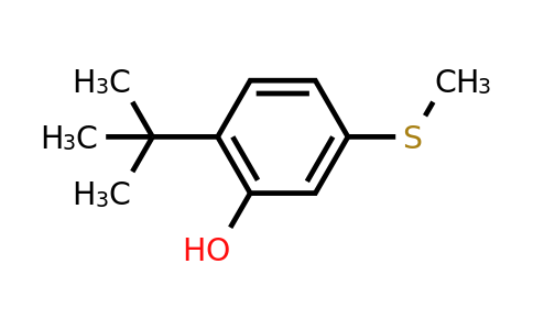 CAS 1243346-34-0 | 2-Tert-butyl-5-(methylsulfanyl)phenol