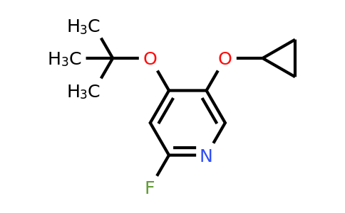 CAS 1243346-37-3 | 4-Tert-butoxy-5-cyclopropoxy-2-fluoropyridine