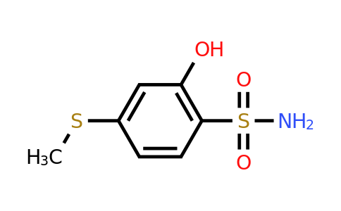 CAS 1243346-39-5 | 2-Hydroxy-4-(methylsulfanyl)benzene-1-sulfonamide