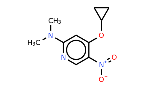 CAS 1243346-42-0 | 4-Cyclopropoxy-N,n-dimethyl-5-nitropyridin-2-amine