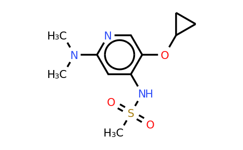 CAS 1243346-45-3 | N-(5-cyclopropoxy-2-(dimethylamino)pyridin-4-YL)methanesulfonamide