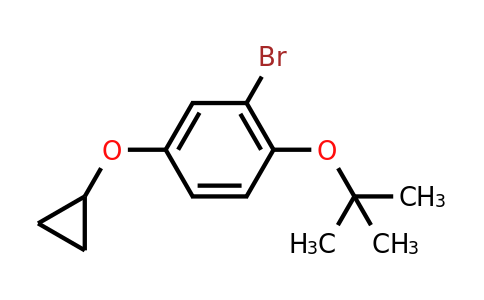 CAS 1243346-46-4 | 2-Bromo-1-tert-butoxy-4-cyclopropoxybenzene