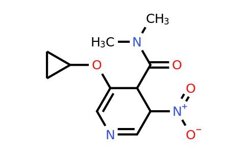 CAS 1243346-47-5 | 5-Cyclopropoxy-N,n-dimethyl-3-nitro-3,4-dihydropyridine-4-carboxamide