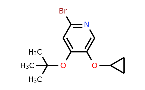 CAS 1243346-48-6 | 2-Bromo-4-tert-butoxy-5-cyclopropoxypyridine