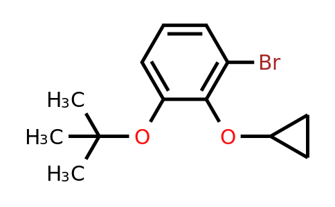 CAS 1243346-50-0 | 1-Bromo-3-tert-butoxy-2-cyclopropoxybenzene
