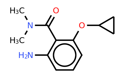 CAS 1243346-51-1 | 2-Amino-6-cyclopropoxy-N,n-dimethylbenzamide