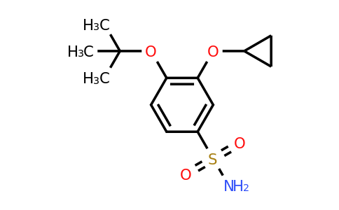 CAS 1243346-52-2 | 4-Tert-butoxy-3-cyclopropoxybenzenesulfonamide