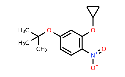 CAS 1243346-55-5 | 4-Tert-butoxy-2-cyclopropoxy-1-nitrobenzene