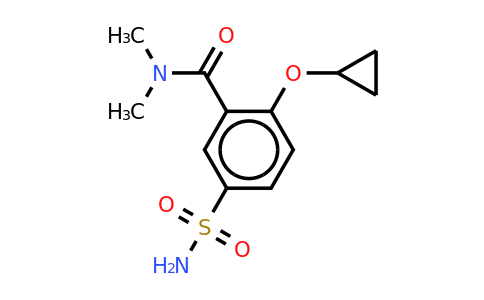 CAS 1243346-57-7 | 2-Cyclopropoxy-N,n-dimethyl-5-sulfamoylbenzamide