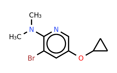 CAS 1243346-59-9 | 3-Bromo-5-cyclopropoxy-N,n-dimethylpyridin-2-amine
