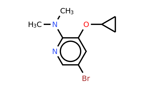 CAS 1243346-63-5 | 5-Bromo-3-cyclopropoxy-N,n-dimethylpyridin-2-amine