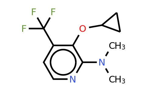 CAS 1243346-66-8 | 3-Cyclopropoxy-N,n-dimethyl-4-(trifluoromethyl)pyridin-2-amine