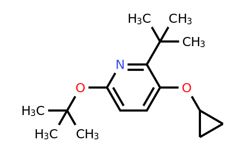 CAS 1243346-68-0 | 6-Tert-butoxy-2-tert-butyl-3-cyclopropoxypyridine