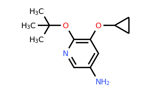CAS 1243346-69-1 | 6-Tert-butoxy-5-cyclopropoxypyridin-3-amine
