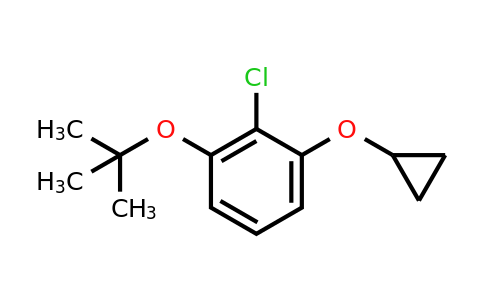 CAS 1243346-75-9 | 1-Tert-butoxy-2-chloro-3-cyclopropoxybenzene