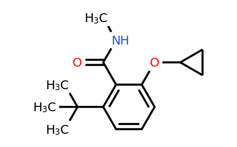 CAS 1243346-77-1 | 2-Tert-butyl-6-cyclopropoxy-N-methylbenzamide