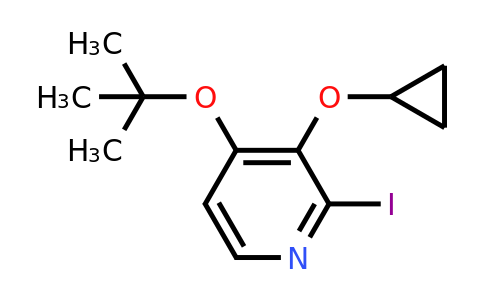 CAS 1243346-78-2 | 4-Tert-butoxy-3-cyclopropoxy-2-iodopyridine