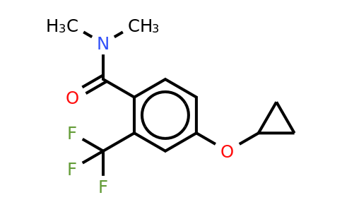 CAS 1243346-79-3 | 4-Cyclopropoxy-N,n-dimethyl-2-(trifluoromethyl)benzamide