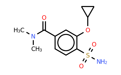 CAS 1243346-84-0 | 3-Cyclopropoxy-N,n-dimethyl-4-sulfamoylbenzamide