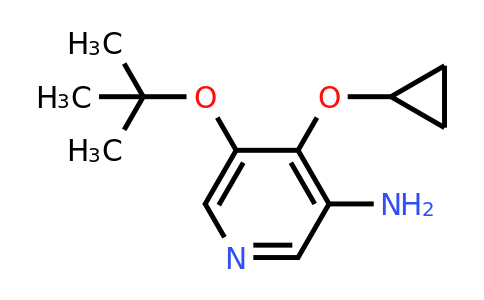 CAS 1243346-89-5 | 5-Tert-butoxy-4-cyclopropoxypyridin-3-amine