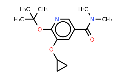 CAS 1243346-96-4 | 6-Tert-butoxy-5-cyclopropoxy-N,n-dimethylnicotinamide