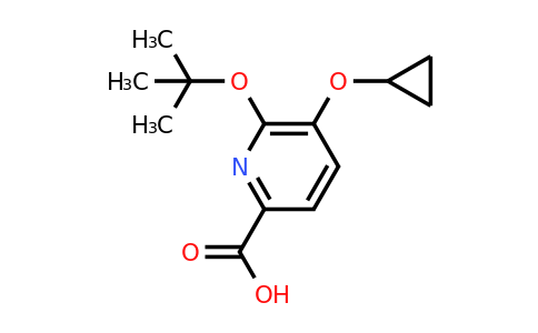 CAS 1243346-97-5 | 6-Tert-butoxy-5-cyclopropoxypicolinic acid