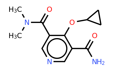 CAS 1243346-98-6 | 4-Cyclopropoxy-N3,N3-dimethylpyridine-3,5-dicarboxamide