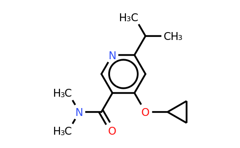 CAS 1243346-99-7 | 4-Cyclopropoxy-6-isopropyl-N,n-dimethylnicotinamide