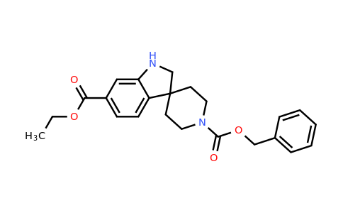 CAS 1243347-00-3 | 1'-Benzyl 6-ethyl spiro[indoline-3,4'-piperidine]-1',6-dicarboxylate