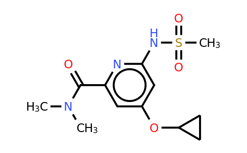 CAS 1243347-05-8 | 4-Cyclopropoxy-N,n-dimethyl-6-(methylsulfonamido)picolinamide