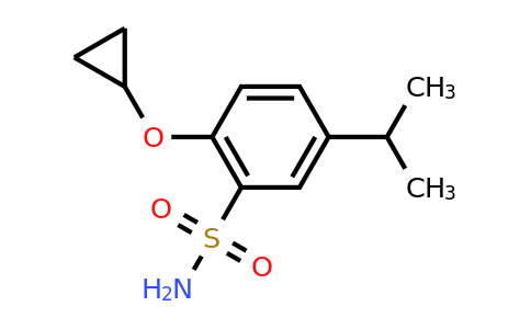 CAS 1243347-14-9 | 2-Cyclopropoxy-5-isopropylbenzenesulfonamide