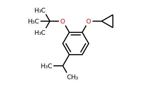 CAS 1243347-17-2 | 2-Tert-butoxy-1-cyclopropoxy-4-isopropylbenzene