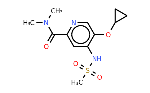 CAS 1243347-19-4 | 5-Cyclopropoxy-N,n-dimethyl-4-(methylsulfonamido)picolinamide