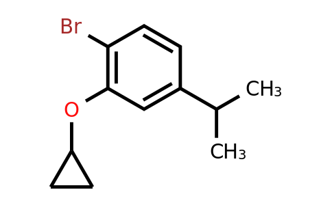 CAS 1243347-24-1 | 1-Bromo-2-cyclopropoxy-4-(propan-2-YL)benzene