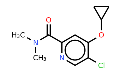 CAS 1243347-25-2 | 5-Chloro-4-cyclopropoxy-N,n-dimethylpicolinamide