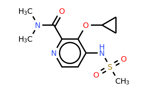 CAS 1243347-28-5 | 3-Cyclopropoxy-N,n-dimethyl-4-(methylsulfonamido)picolinamide