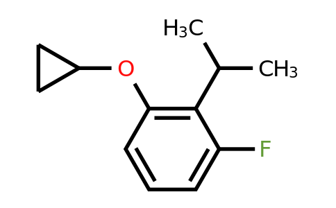 CAS 1243347-31-0 | 1-Cyclopropoxy-3-fluoro-2-(propan-2-YL)benzene