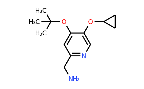 CAS 1243347-35-4 | (4-Tert-butoxy-5-cyclopropoxypyridin-2-YL)methanamine