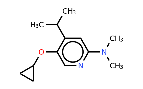 CAS 1243347-40-1 | 5-Cyclopropoxy-4-isopropyl-N,n-dimethylpyridin-2-amine