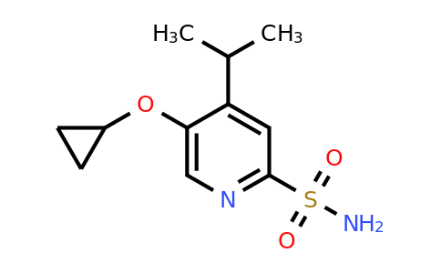 CAS 1243347-47-8 | 5-Cyclopropoxy-4-isopropylpyridine-2-sulfonamide
