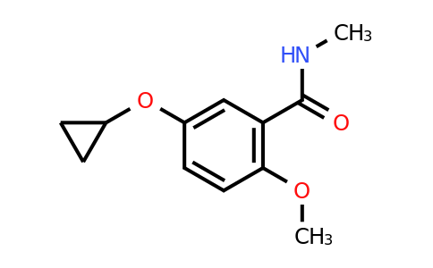 CAS 1243347-55-8 | 5-Cyclopropoxy-2-methoxy-N-methylbenzamide