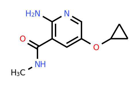CAS 1243347-66-1 | 2-Amino-5-cyclopropoxy-N-methylnicotinamide