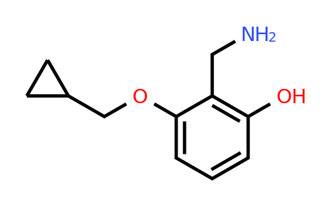 CAS 1243347-69-4 | 2-(Aminomethyl)-3-(cyclopropylmethoxy)phenol