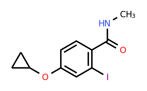 CAS 1243347-70-7 | 4-Cyclopropoxy-2-iodo-N-methylbenzamide